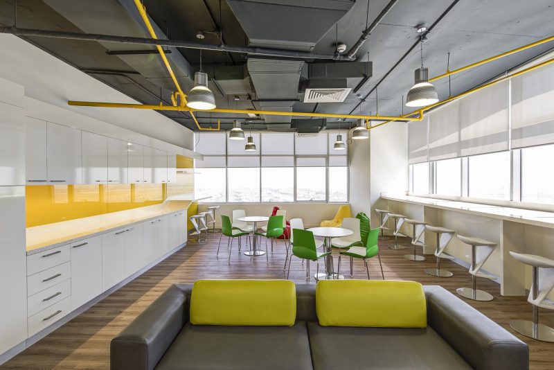 Van Life Cooking in an Office Kitchen