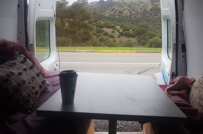 working and living in a van